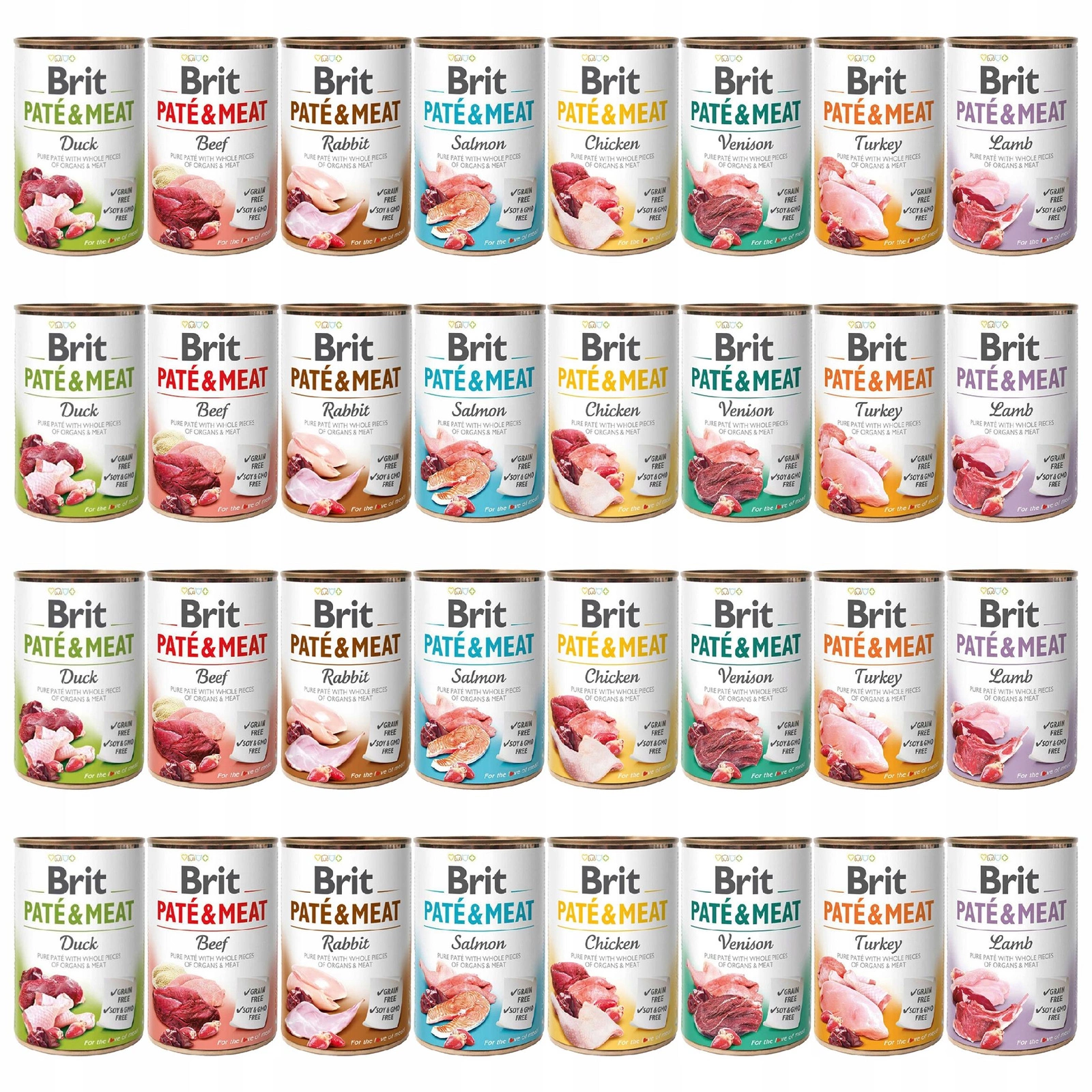 Brit Pate & Meat 400 g × 32