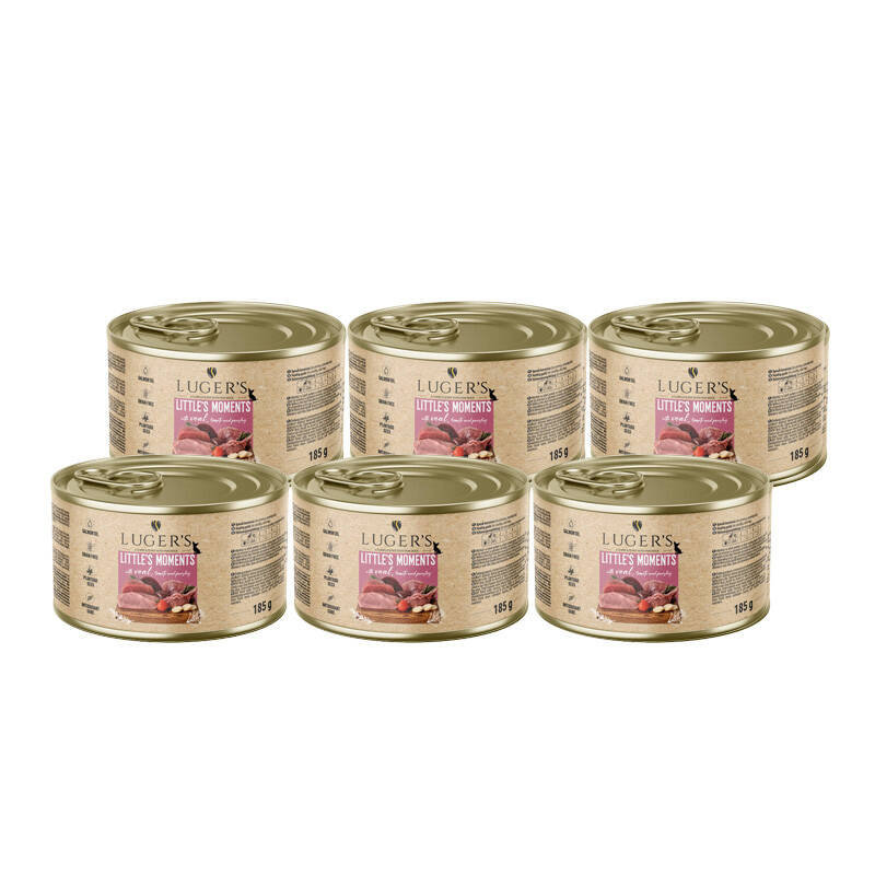 Luger's Little's Moments cielęcina małe rasy 185 g × 6