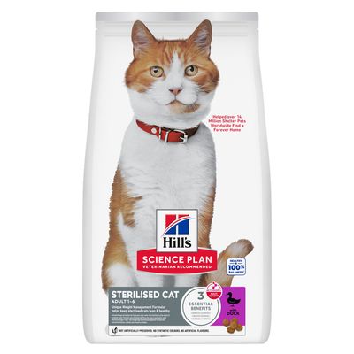 Hill's Science Plan Sterilised kaczka adult 10 kg