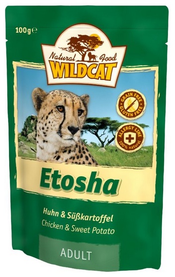 Wildcat Etosha kurczak z batatem adult 100 g