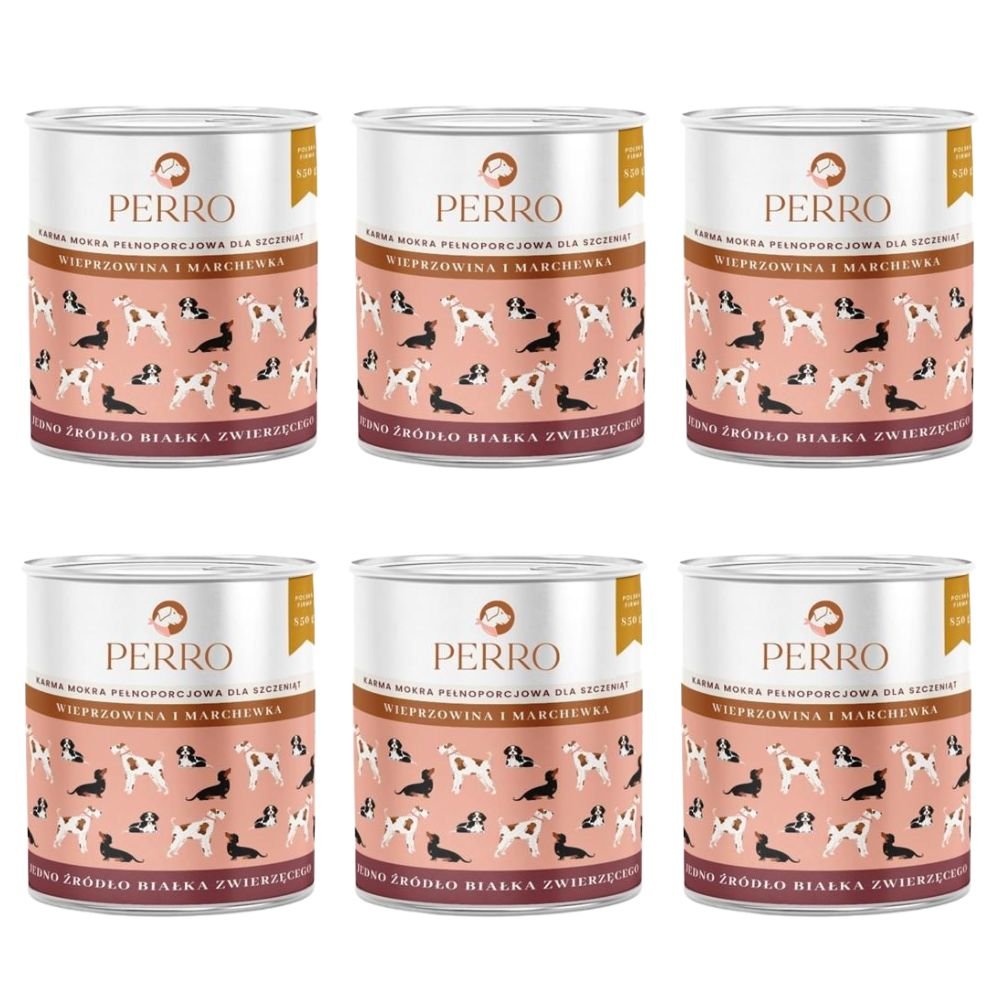 Perro wieprzowina junior 850 g × 6