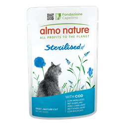 Almo Nature Sterilised dorsz adult 70 g