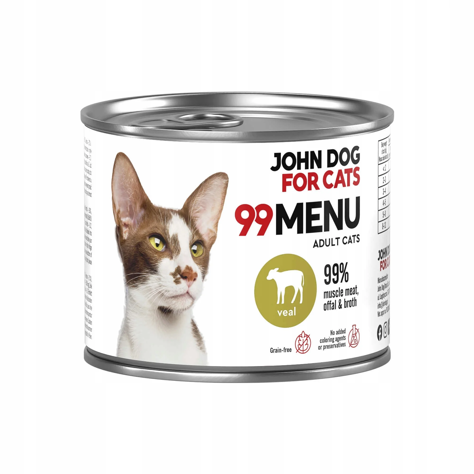 John Dog 99 Menu cielęcina w galaretce adult 200 g