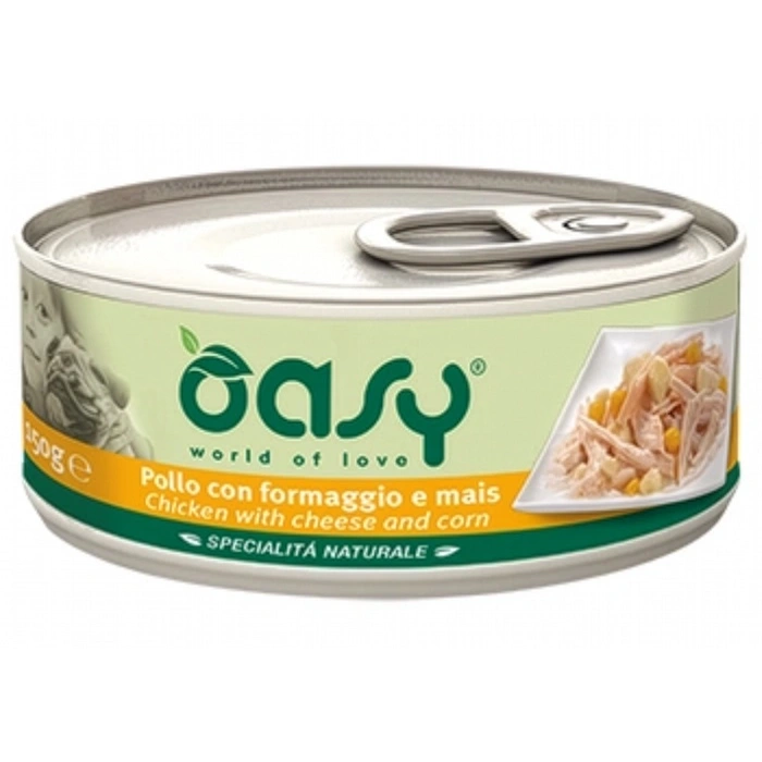 Oasy kurczak, ser adult 150 g