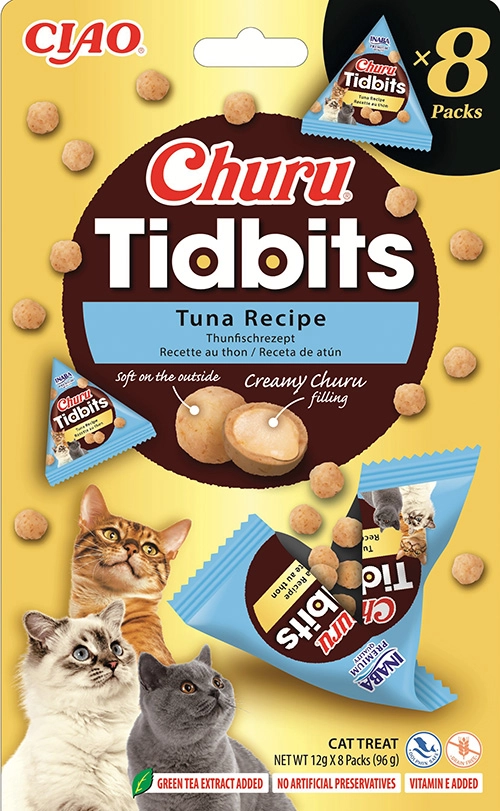 Inaba Churu Tidbits tuńczyk adult 12 g × 8