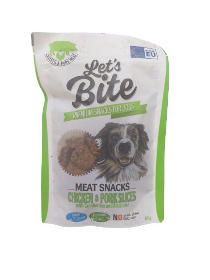 Brit Let's Bite kurczak, wieprzowina 80 g