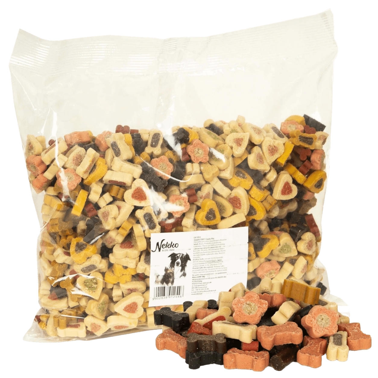 Nekko Treserki jagnięcina, jeleń, kurczak, wołowina, łosoś 1 kg