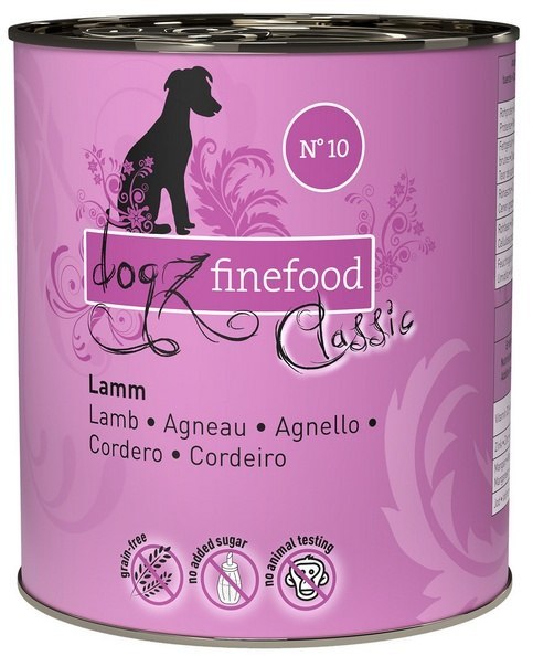 Dogz Finefood Classic jagnięcina 800 g