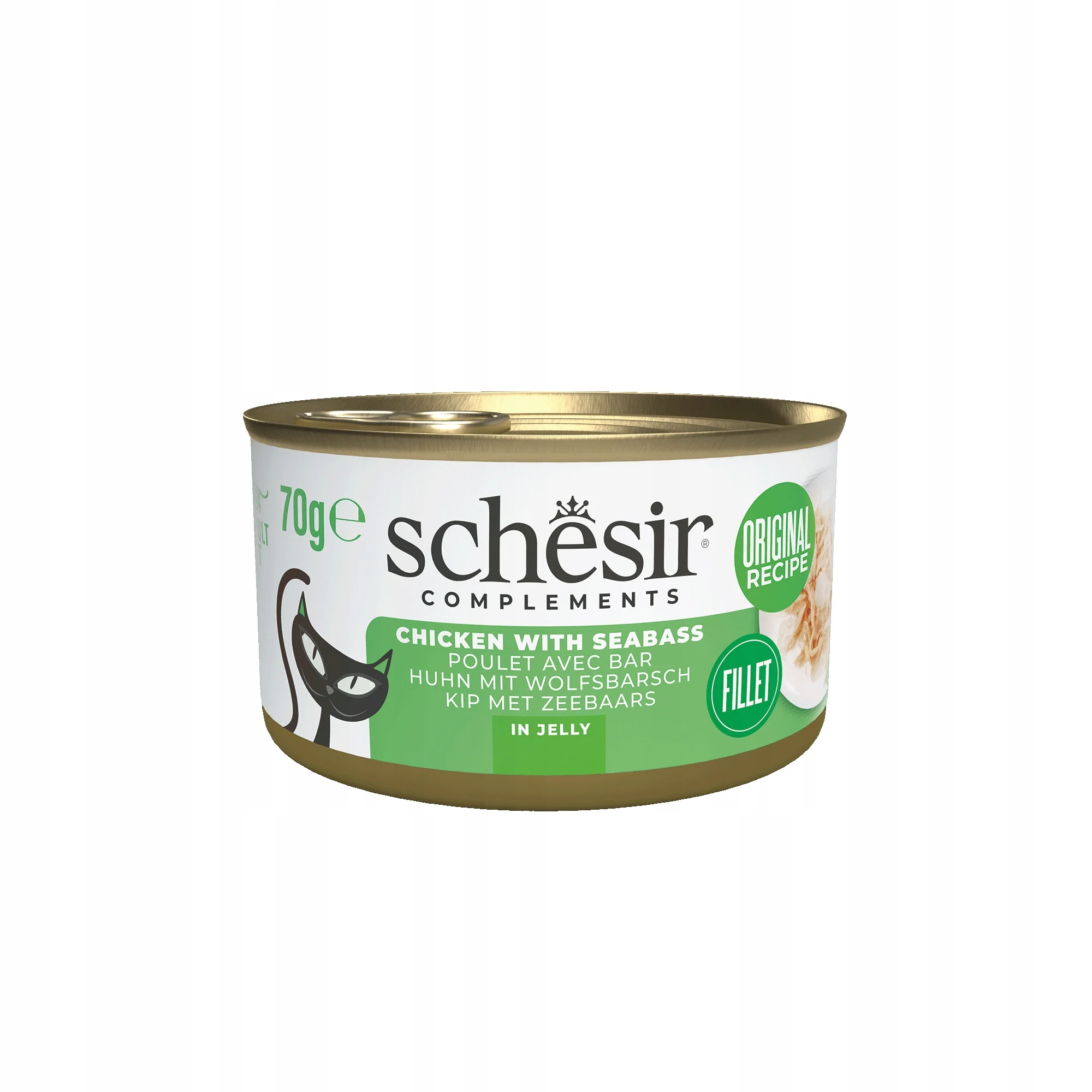 Schesir Complements kurczak z okoniem morskim w galaretce 70 g
