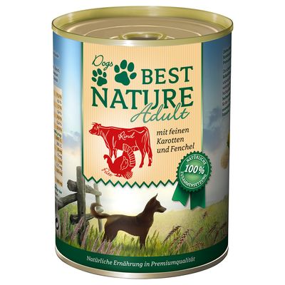 Best Nature indyk, wołowina adult 400 g × 6