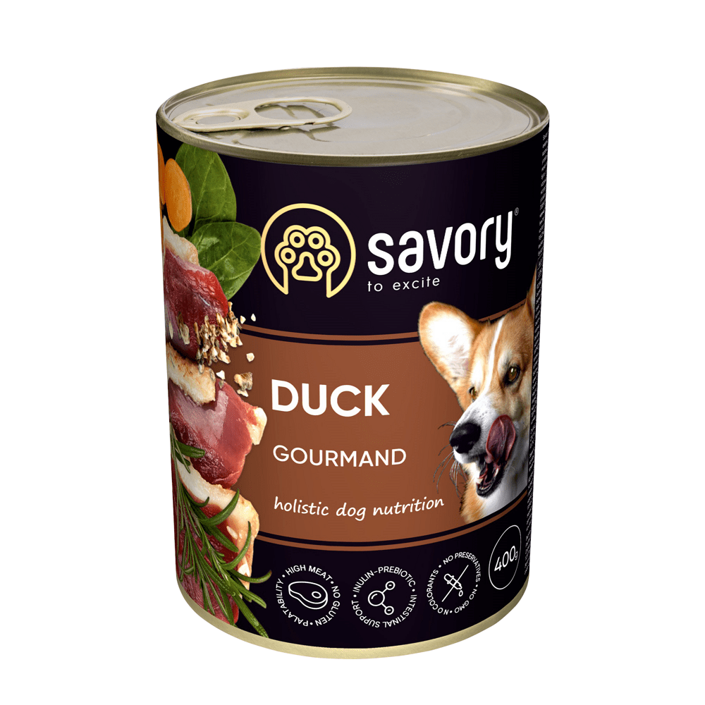 Savory kaczka adult 400 g × 6