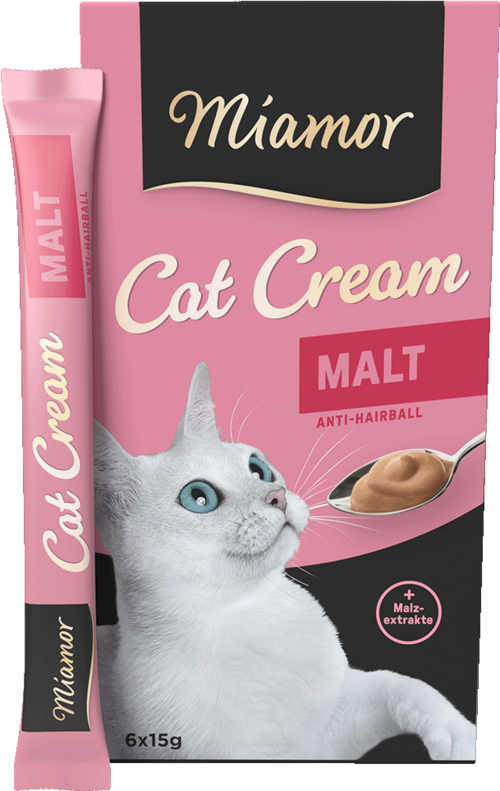 Miamor Cat Cream Hairball słód w sosie adult 15 g × 6
