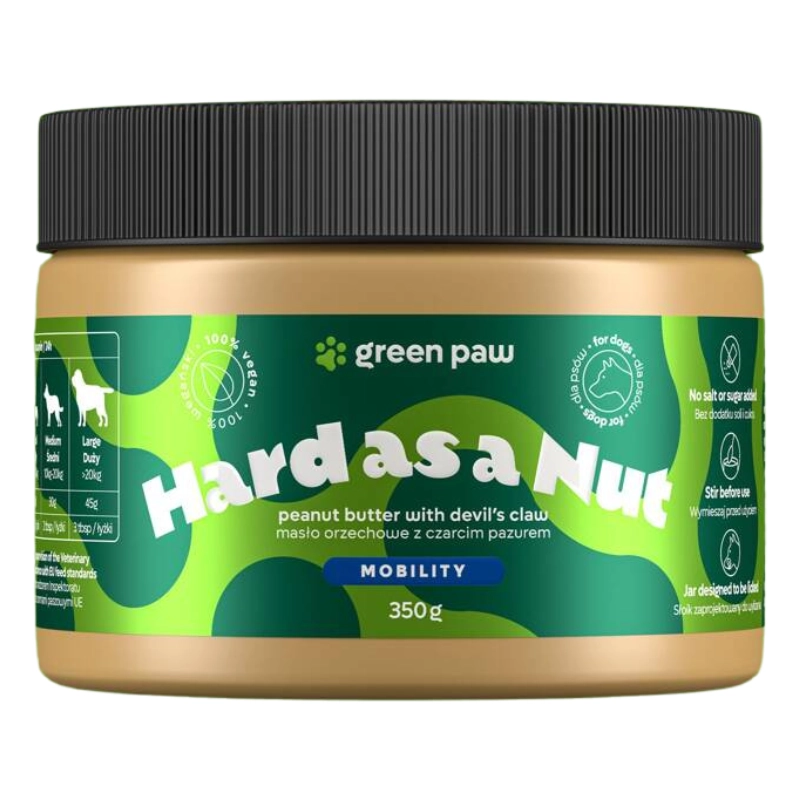Green Paw Hard as a Nut masło orzechowe, czarci pazur 350 g