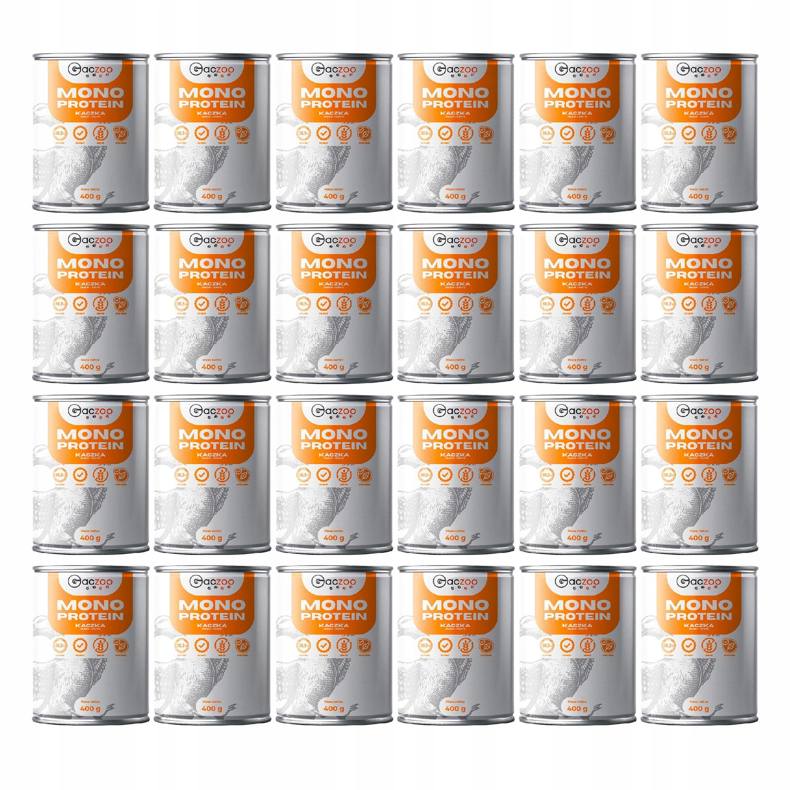 Gaczoo Mono Protein kaczka adult 400 g × 24