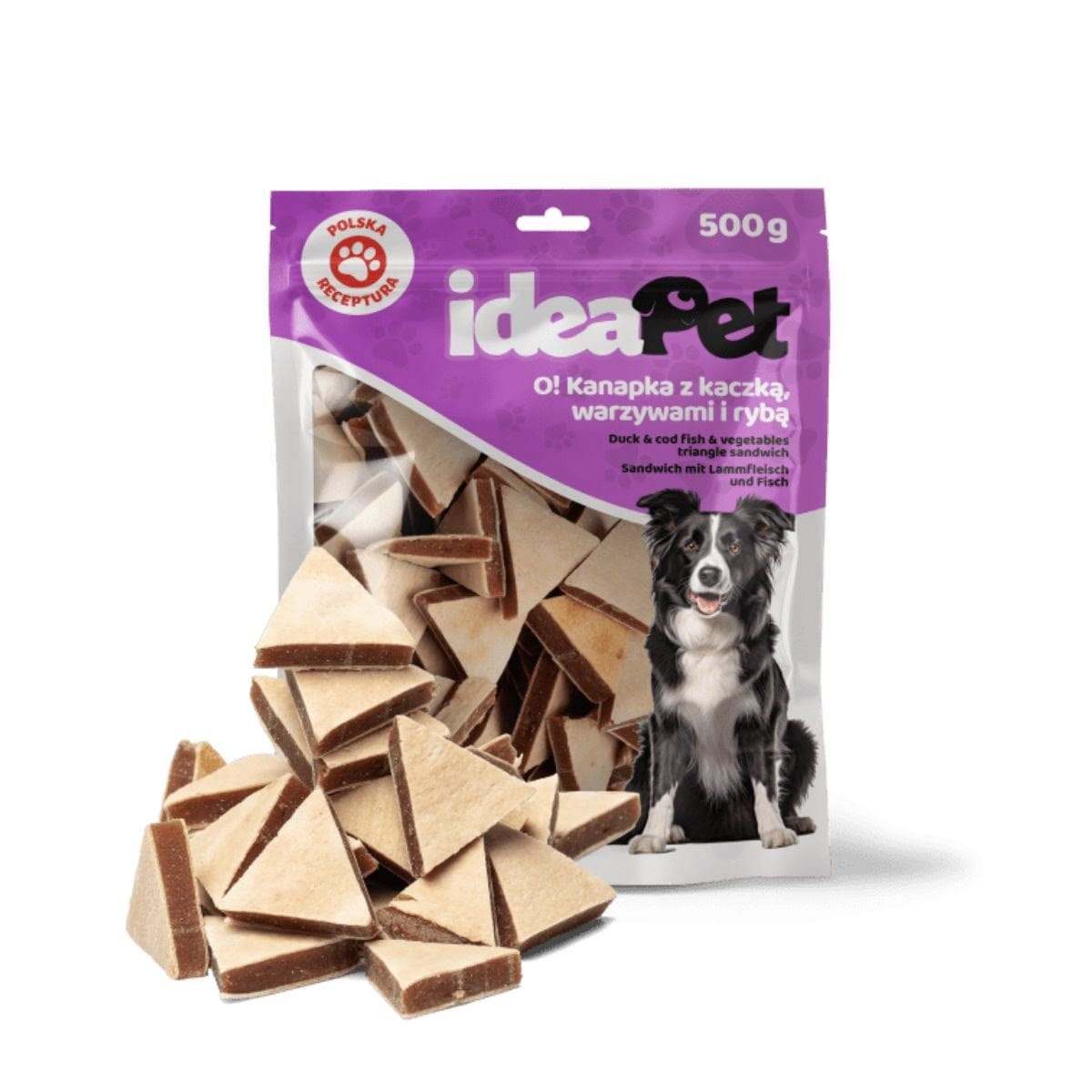 IdeaPet O! Kanapka kaczka z warzywami, ryba 500 g