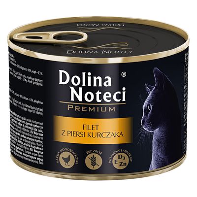 Dolina Noteci Premium kurczak kawałki adult 185 g × 24
