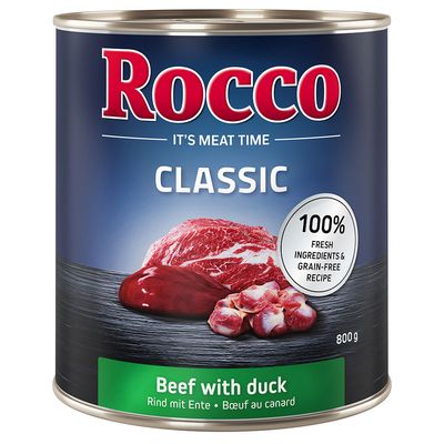 Rocco Classic kaczka, wołowina adult 800 g × 6