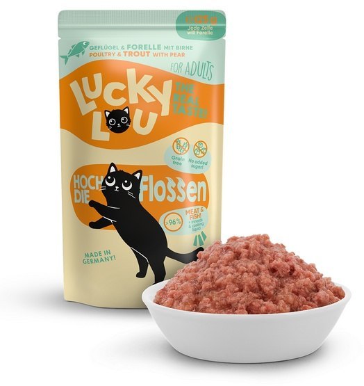 Lucky Lou Lifestage drób, pstrąg adult 125 g