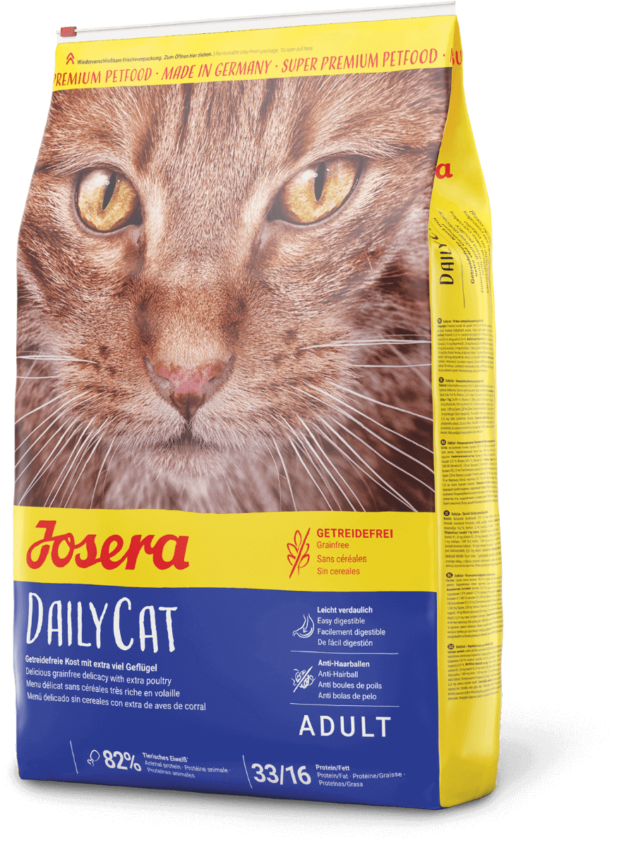 Josera DailyCat Hairball drób adult 2 kg