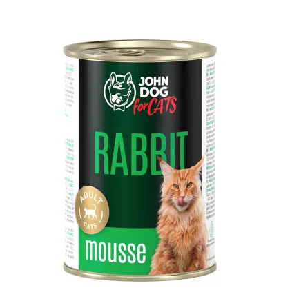 John Dog For Cats królik pasztet adult 400 g