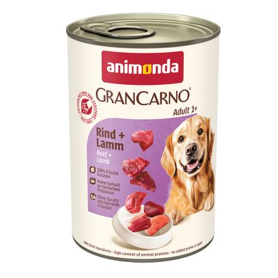 Animonda GranCarno Original jagnięcina, wołowina 400 g × 12