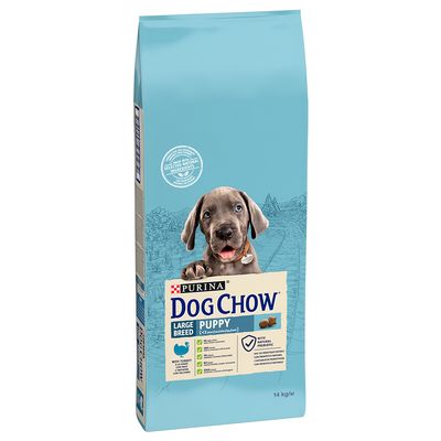 Purina Dog Chow indyk puppy duże rasy 14 kg × 2