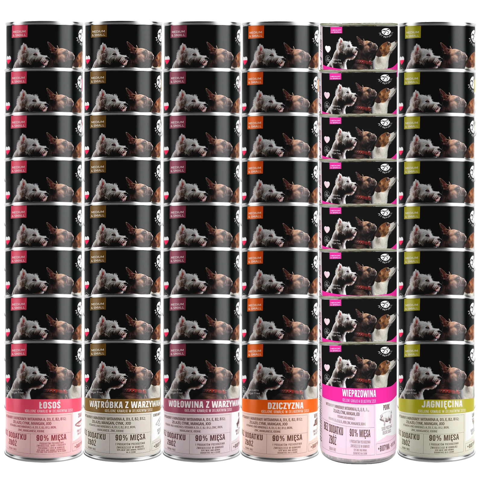 Pet Republic mix smaków adult 400 g × 48