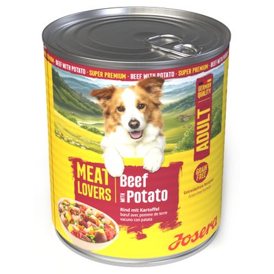 Josera Meat Lovers Menu wołowina z ziemniakiem 800 g × 24