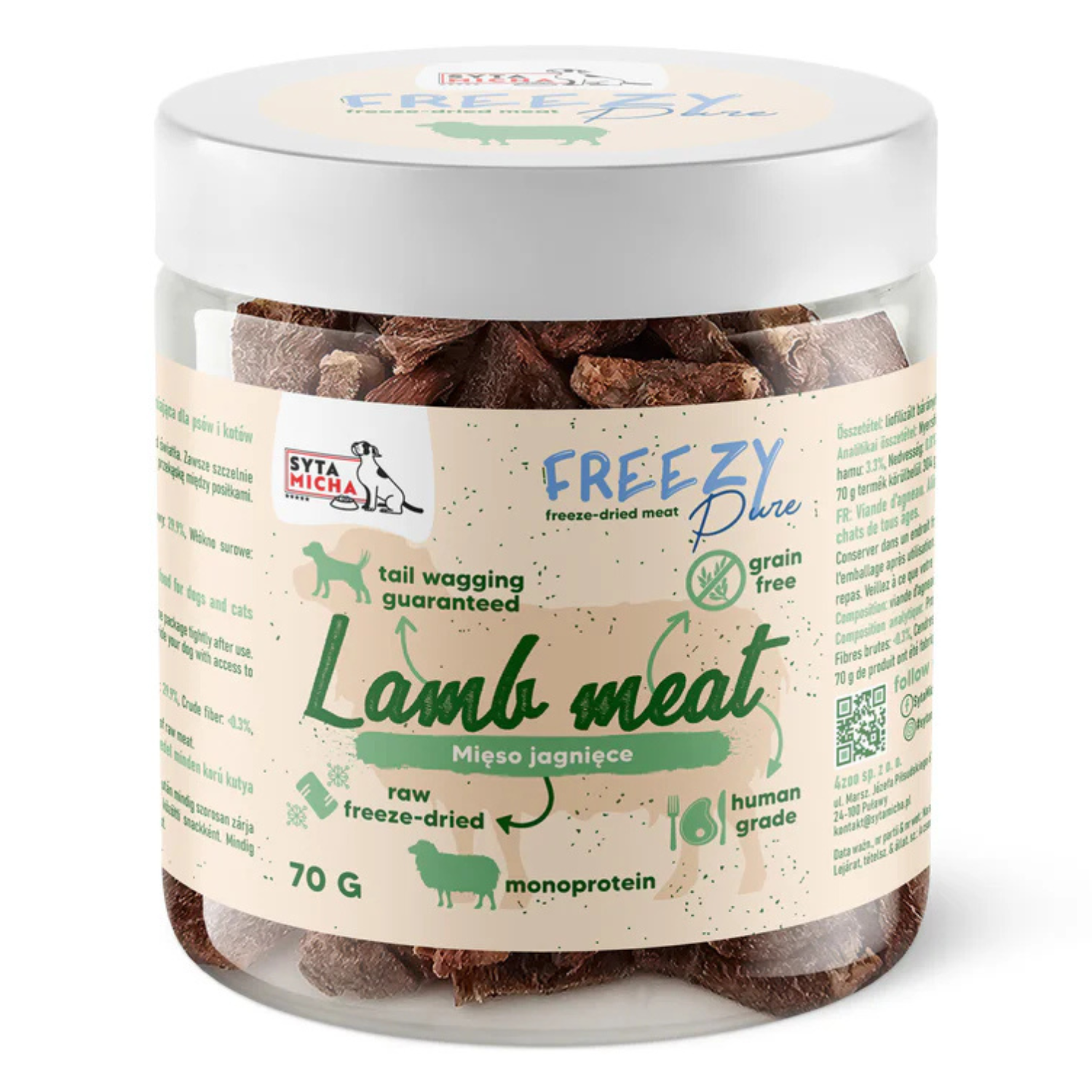Syta Micha Freezy Pure jagnięcina 70 g