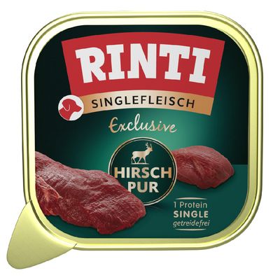 Rinti Singlefleisch Exclusive jeleń adult 150 g × 30