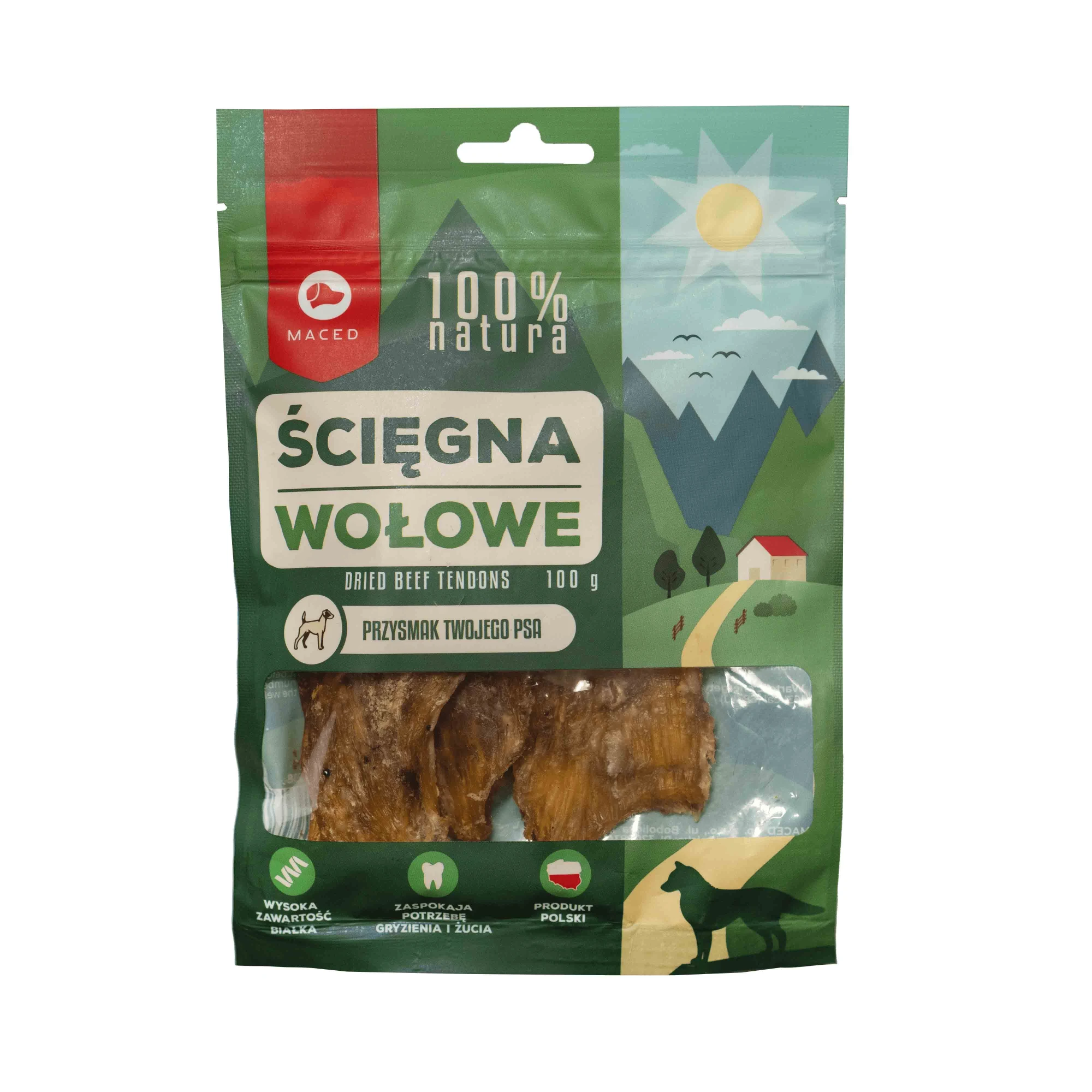 MACED 100% Natura ścięgna wołowe 100 g