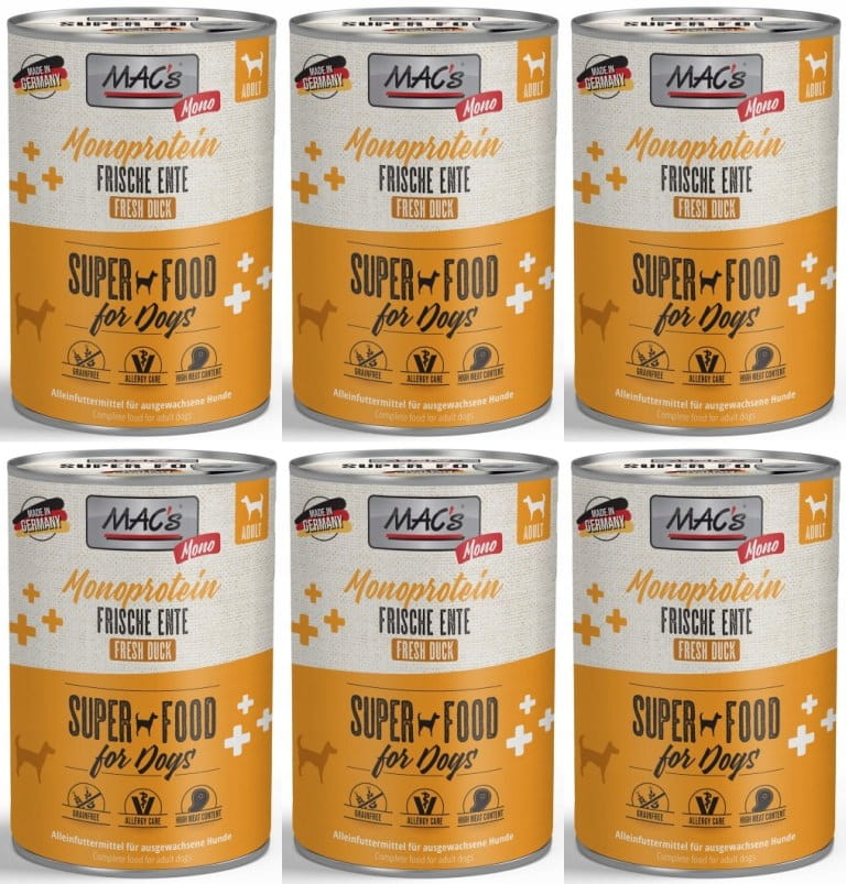 MAC's Monoprotein kaczka 400 g × 6