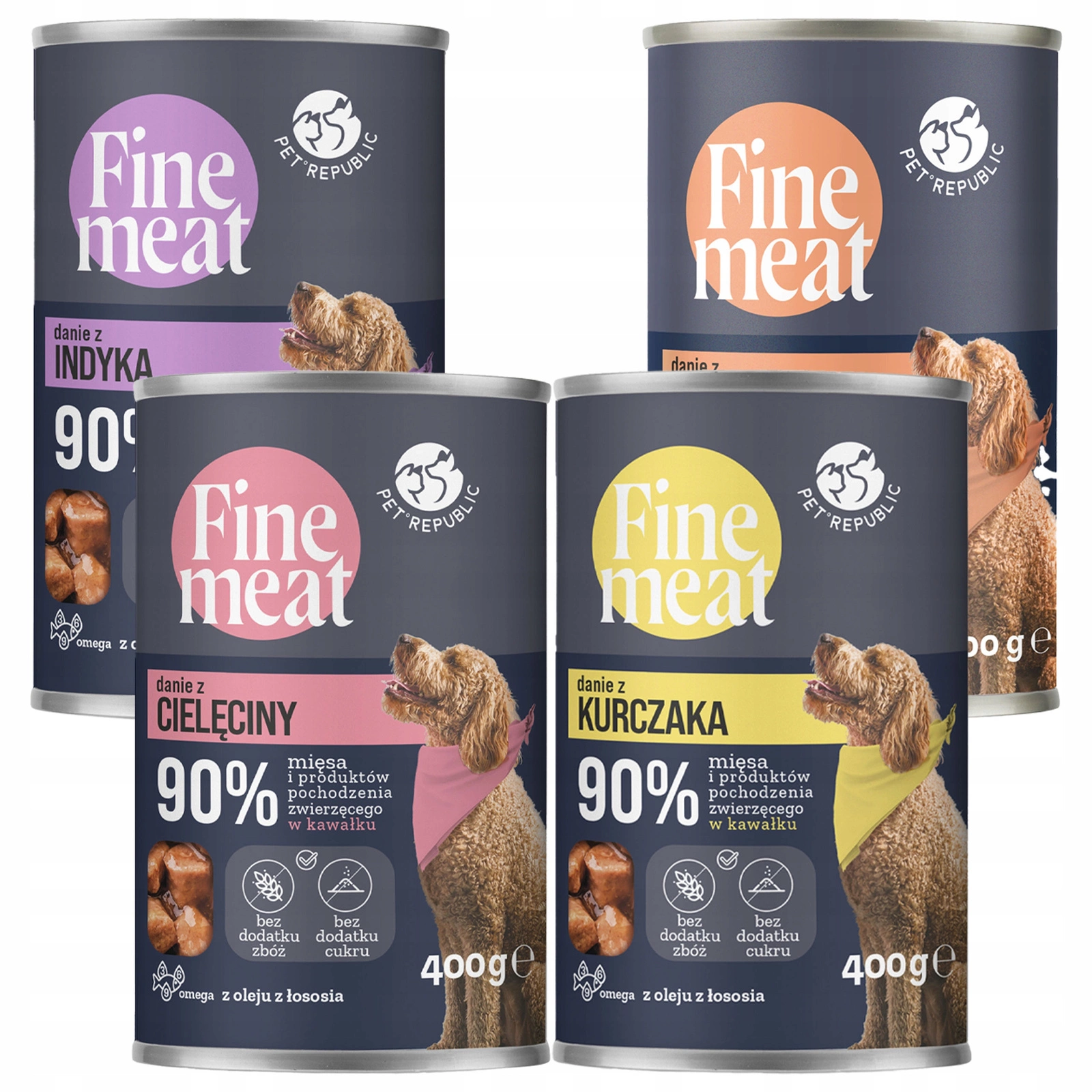 Pet Republic Fine Meat 400 g × 4