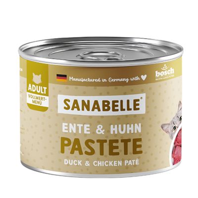 Sanabelle All Meat kaczka, kurczak pasztet adult 195 g × 6
