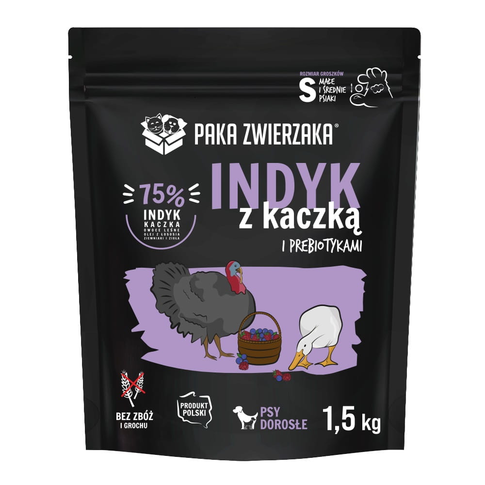Paka Zwierzaka Seventh Heaven indyk, kaczka małe rasy 1,5 kg