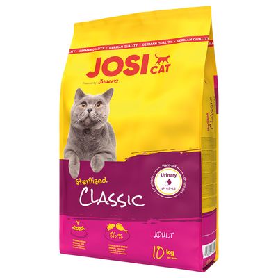 Josera JosiCat Classic Sterilised łosoś adult 10 kg × 2