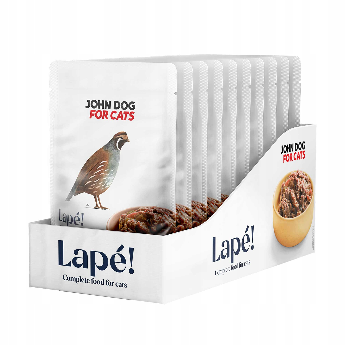 John Dog Lapé przepiórka pasztet adult 100 g × 10
