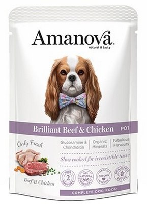 Amanova Brilliant wołowina, kurczak adult 300 g