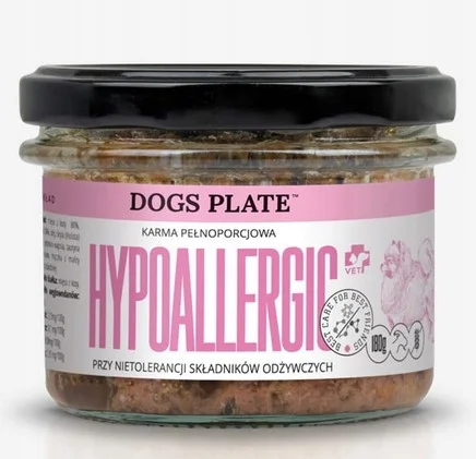 Dogs Plate Vet Hypoallergic koza z batatem 180 g