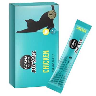 Cosma Jelly Snack Indoor kurczak w galaretce 14 g × 8