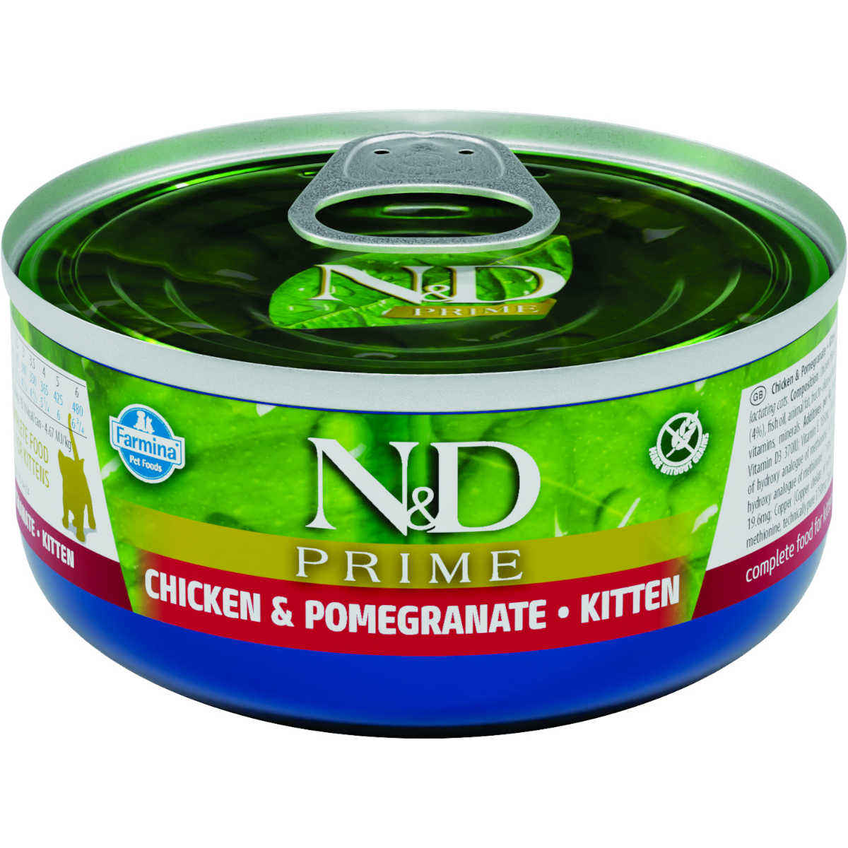 Farmina N&D Prime kurczak z granatem w sosie kitten 70 g