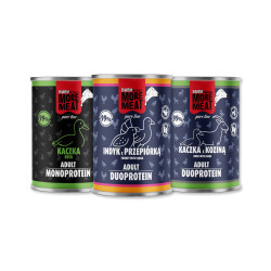 Buba More Meat Pure Line indyk, kaczka, kozina, przepiórka 400 g × 12