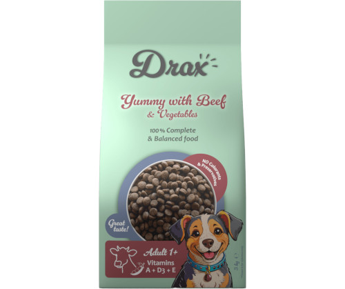 Drax wołowina adult 3 kg