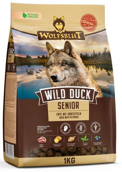 Wolfsblut Wild Duck kaczka senior 1 kg