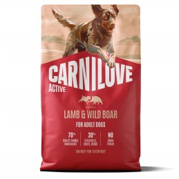 Carnilove Active Dog dzik, jagnięcina adult 4 kg