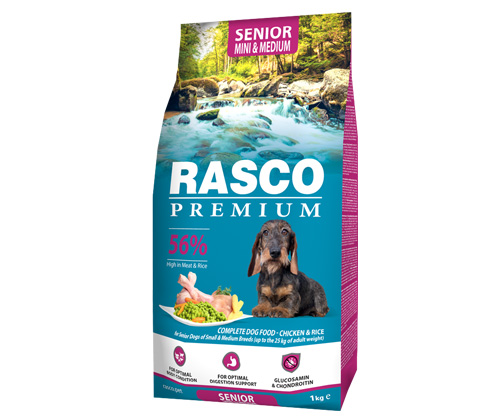 Rasco Premium senior małe rasy, średnie rasy 1 kg