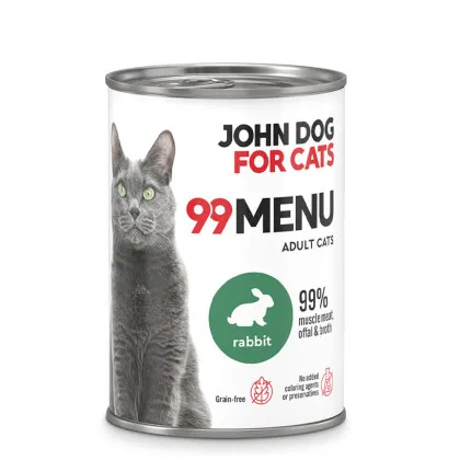 John Dog 99 Menu królik w sosie adult 400 g