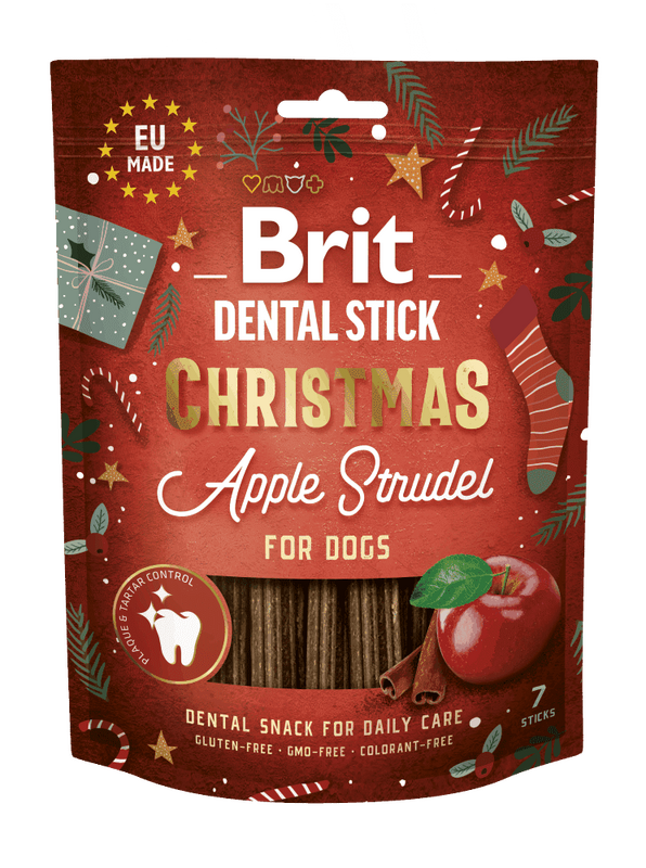 Brit Care Dental Stick Christmas Apple Strudel 250 g