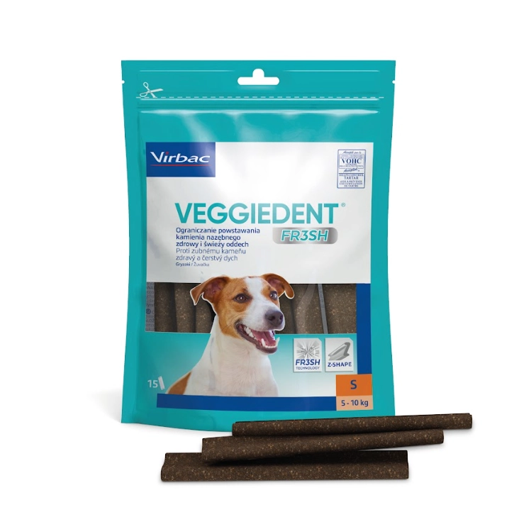Virbac VeggieDent Fr3sh małe rasy 30 g × 15