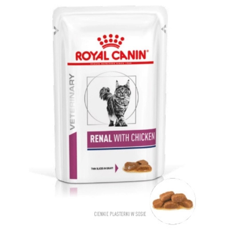 Royal Canin Renal kurczak w sosie adult 85 g × 12